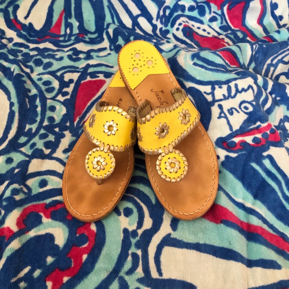 Yellow/Platinum Jack Rogers